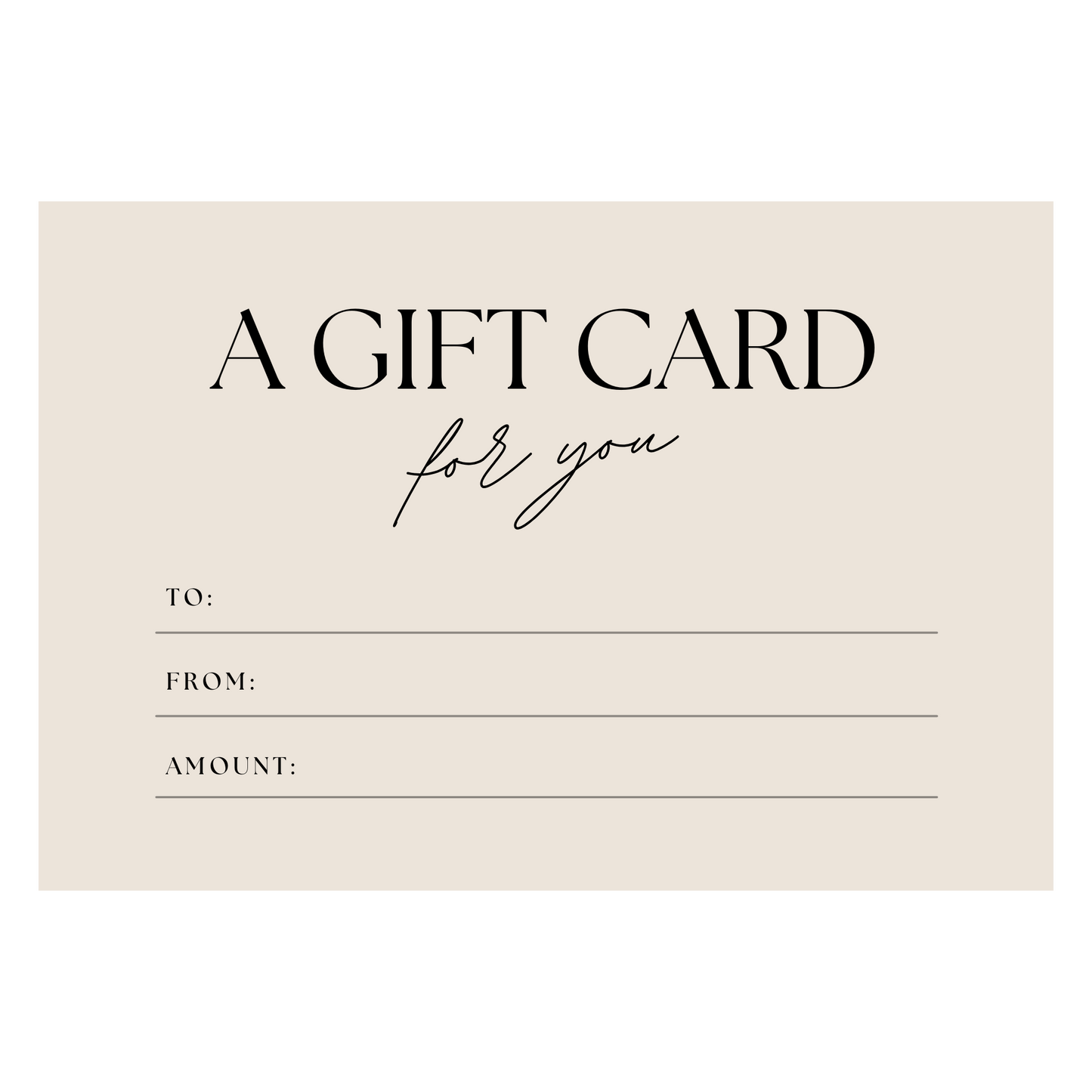 Stefanie Marie Gift Card